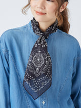COTTON SCARF 65 / PAYSLEY BANDANA