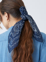COTTON SCARF 65 / PAYSLEY BANDANA