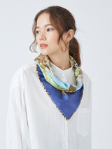 <三角スカーフラージ>タッセルレオパード