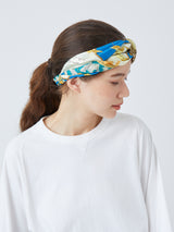 HAIR ACCESSORY / CROSS SCARF HAIR BAND DOUBLE