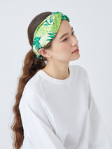 <ヘアアクセサリー>クロススカーフヘアバンドダブル