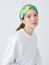 <ヘアアクセサリー>クロススカーフヘアバンドダブル