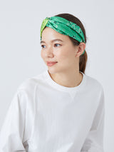 <ヘアアクセサリー>クロススカーフヘアバンドダブル
