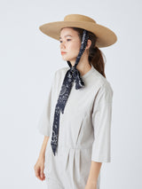 <カンカン帽> BG5ペイズリーバンダナ