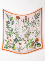 <Cotton Silk Stole 120> Antique Flower