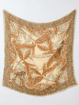 <Cotton Silk Stole 120> Safari