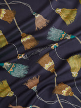 SILK SCARF 88 / BLADE TASSELS