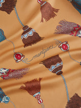 SILK SCARF 88 / BLADE TASSELS
