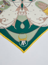 <シルクスカーフ88>スノーグローブ