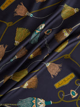 <シルクスカーフ65>ブレードタッセル