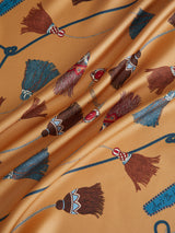 <シルクスカーフ65>ブレードタッセル