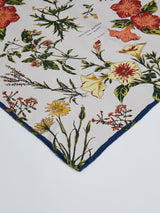 <シルクスカーフ65>フラワーブーケ