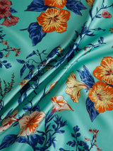 <シルクスカーフ65>フラワーブーケ