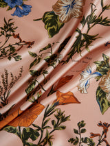 <シルクスカーフ65>フラワーブーケ