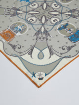 SILK SCARF 65 / SNOW GLOVE