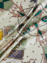 SILK SCARF 65 / SNOW GLOVE