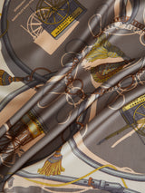 <シルクスカーフ65>コラージュカート