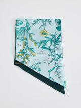 WOOL SILK W MUFFLER / ANTIQUE FLOWER