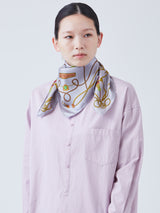 <シルクスカーフ65>ブレードタッセル