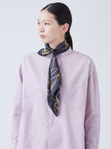 <シルクスカーフ65>ブレードタッセル