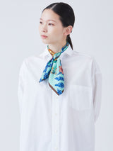 <シルクスカーフ65>フラワーブーケ