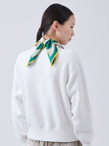 SILK SCARF 65 / SNOW GLOVE