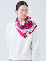 <シルクスカーフ65>コラージュカート