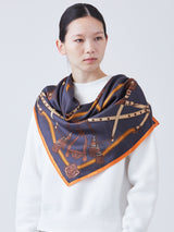 <シルクスカーフ88>スクエアベルト