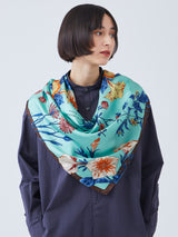 <シルクスカーフ88>フラワーブーケ