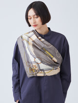 <シルクスカーフ88>コラージュカート