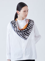 TRIANGULAR SCARF LARGE / ZEBRA GIRAFFE