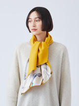 WOOL SILK W MUFFLER / STICK