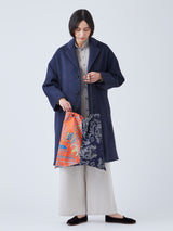 PRINT TOTE BAG L / DOT STRIPE BELT