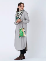 PRINT TOTE BAG S / ORNAMENT FLOWER