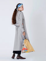 PRINT TOTE BAG L / GEOMET DOT