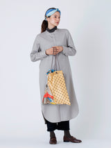 PRINT TOTE BAG L / GEOMET DOT