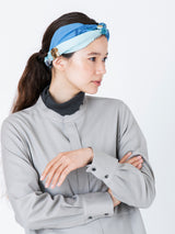 <ヘアアクセサリー>ノットヘアバンドダブル
