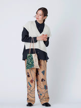 PRINT TOTE BAG S / PAISLEY BANDANA