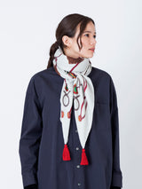 manipuri ストール ブレードタッセル