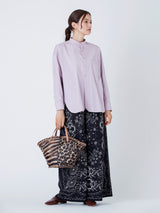 <PVC扇形バッグ>ゼブラジラフ