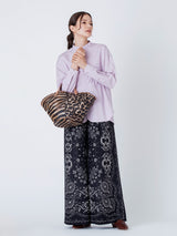 <PVC扇形バッグ>ゼブラジラフ