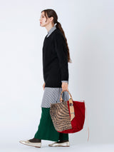 <バケツトートバッグM>レオパード