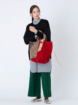 <バケツトートバッグM>レオパード