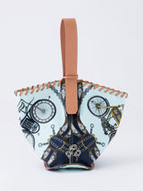 <PVCハンドバッグ>自転車