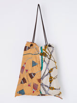 PRINT TOTE BAG L / SQUARE BELT