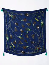 manipuri ストール ブレードタッセル