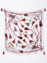 manipuri ストール ブレードタッセル