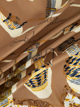 <シルクスカーフ88>コラージュウィッカーボトル