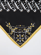 <シルクスカーフ65> ドローバンダナ