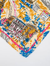 <シルクスカーフ65> リゾートマップ